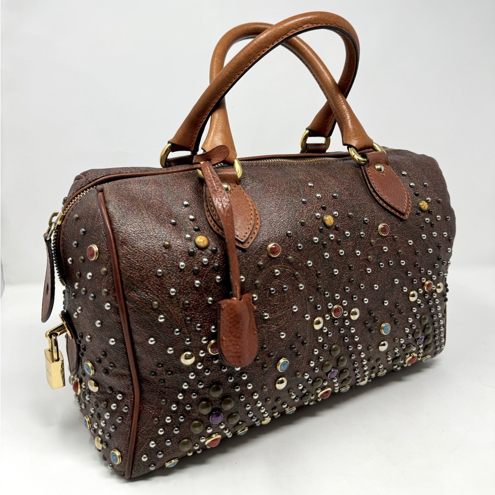 Etro pre-loved leather bag
Brown